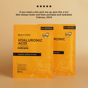 BEAUTYPRO HYALURONIC ACID Hydrating Facial Sheet Mask